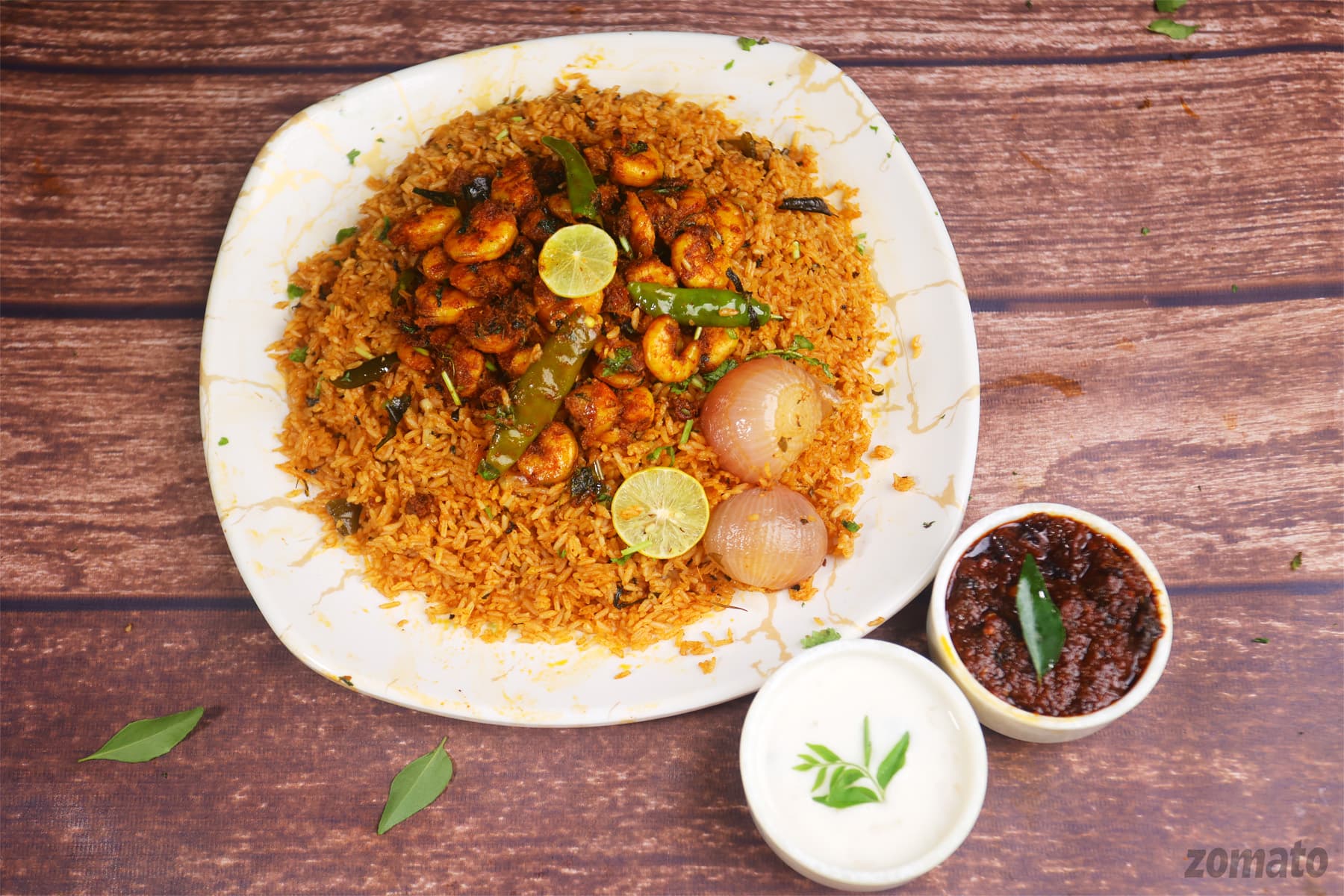Prawns Fry Biryani