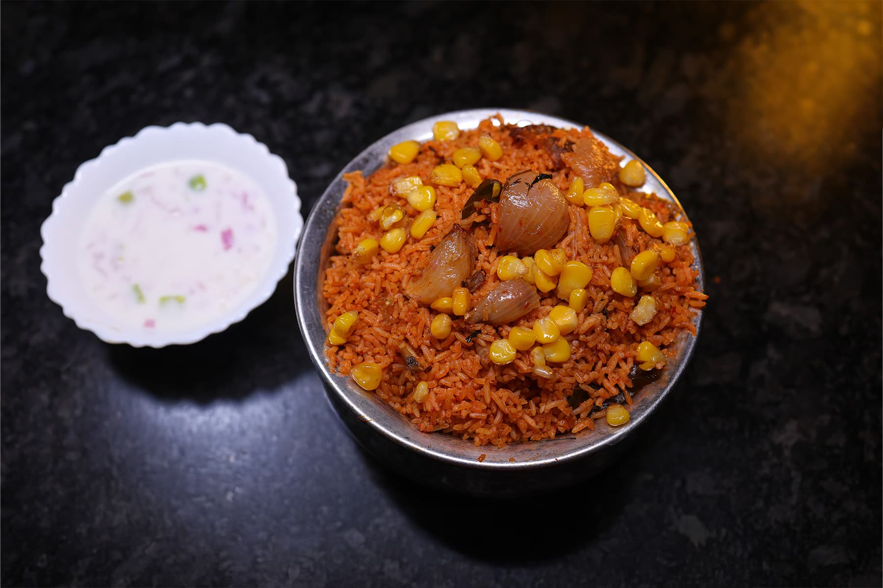 Sweet Corn Biryani
