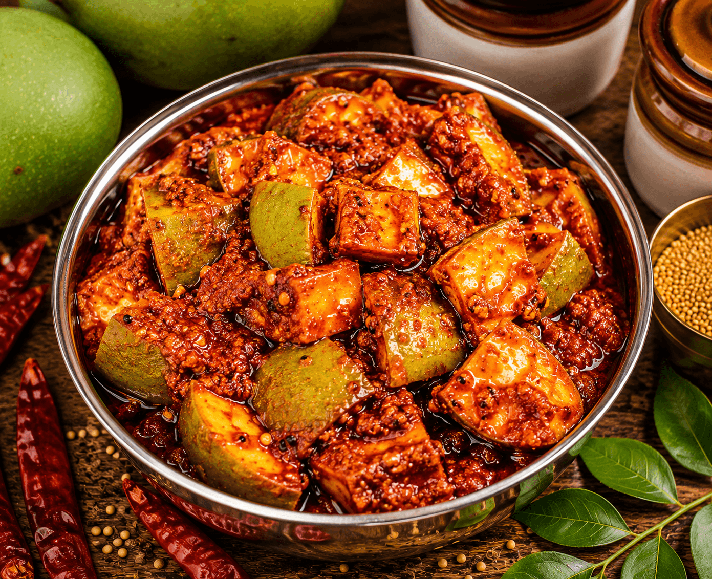 Andra Avakaya Pickle (Mango Pickle)